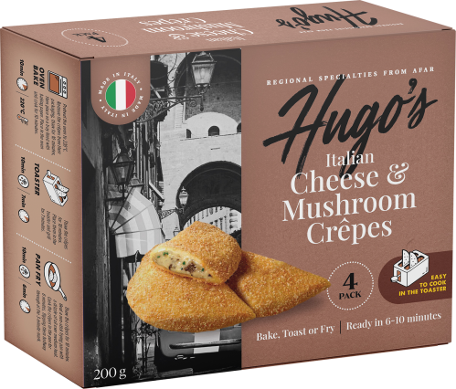 Hugo's Italian Cheese & Mushroom Crepes 200g